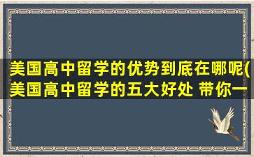 美国高中留学的优势到底在哪呢(美国高中留学的五大好处 带你一次全了解)